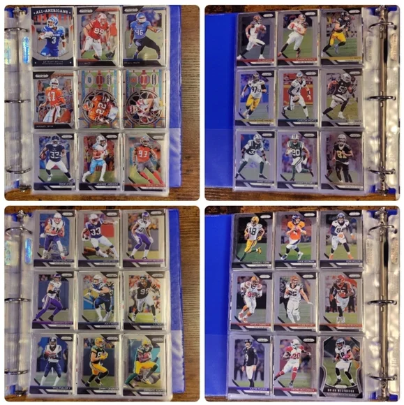 Panini Donruss Football Card Collection In Collector's Album Stars-RC 40 Pages